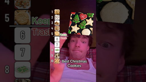Best Christmas Cookies Ranking #christmas #trending #viralshorts