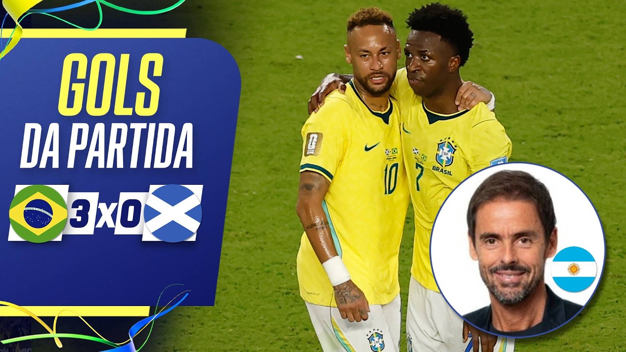 ESCÓCIA 0X3 BRASIL: MARIANO CLOSS DÁ SHOW NA GOLEADA DA SELEÇÃO BRASILEIRA E VOLTA DO NEYMAR | GOLS
