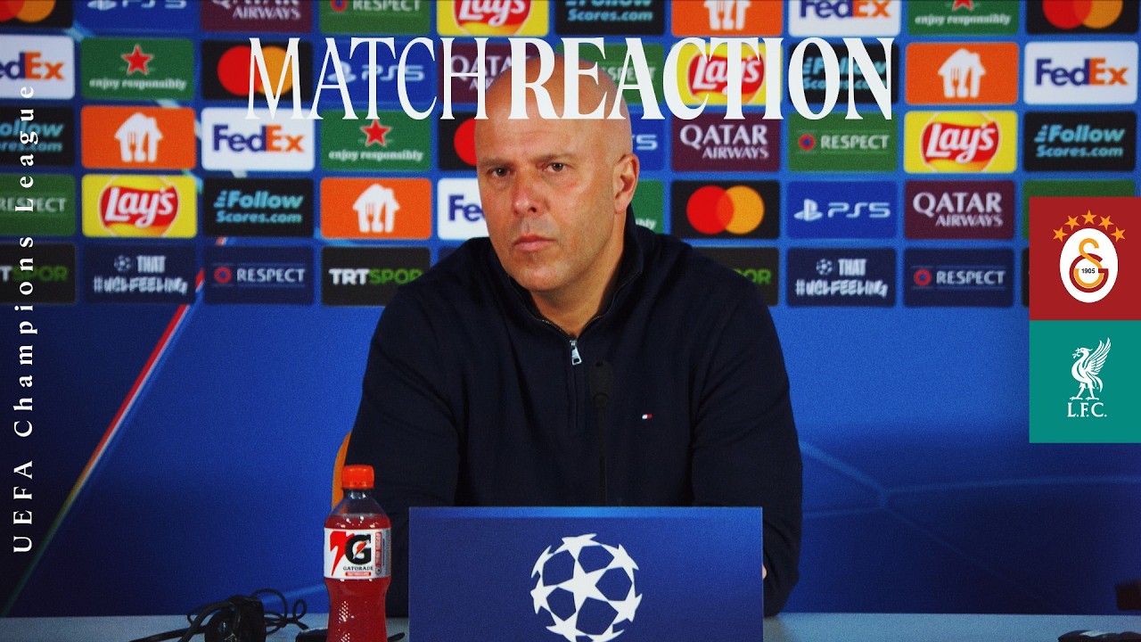 Arne Slot Reacts To Galatasaray 1-0 Liverpool | UEFA Champions League