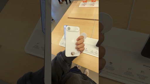 I downgraded my wife's phone 😀 #iphoneair #iphone16 #iphone17 #apple