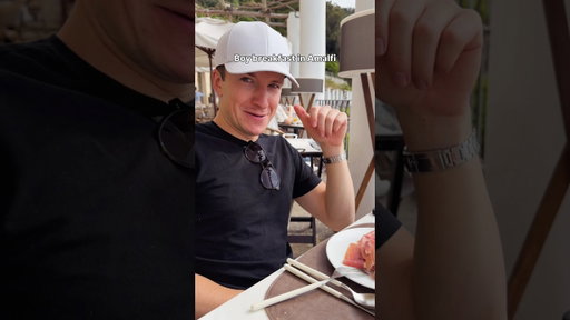 Husbands on Vacation at Breakfast
