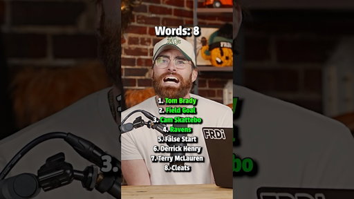 Guess All 8 NFL Words in 13 Hints! 🏈