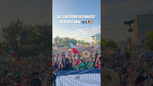 Mexico scores against Korea 🇲🇽🥳 #sandiego #mexico