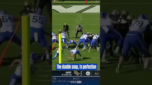 When BYU pulled off the perfect double snap for a first down 💪