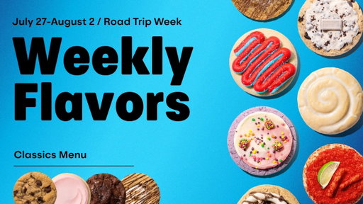Flamin’ Lime Crunch Cookie, Wild Cherry Blue Razz Slushy Cookie, & More! | Crumbl