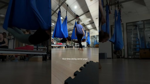 aerial yoga #aerialyoga #yoga #pilates #workout