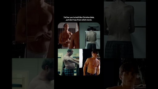 Christian Bale's dedication to his craft is unmatched.