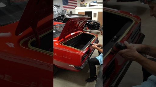 1969 Camaro restored & ceramic coated including the door jambs! #cardetailing #classiccars #shiny