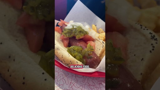 A miniature train serves you your food and circles around the entire diner at this Chicagoland spot