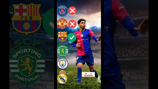 Yamin yamal Football Clubs 🤯🔥 #shorts #football #fyp #100kvews