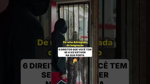 A maioria das famílias abre a porta por medo.