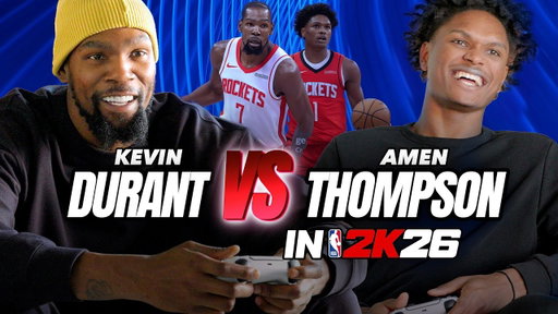 Kevin Durant VS Amen Thompson BATTLE It Out In NBA 2K26