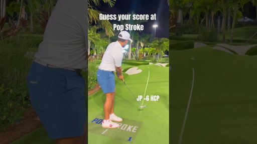 Guess your score on the hardest PopStroke Course 😱😱 #golfing #golf #golflife #golfer