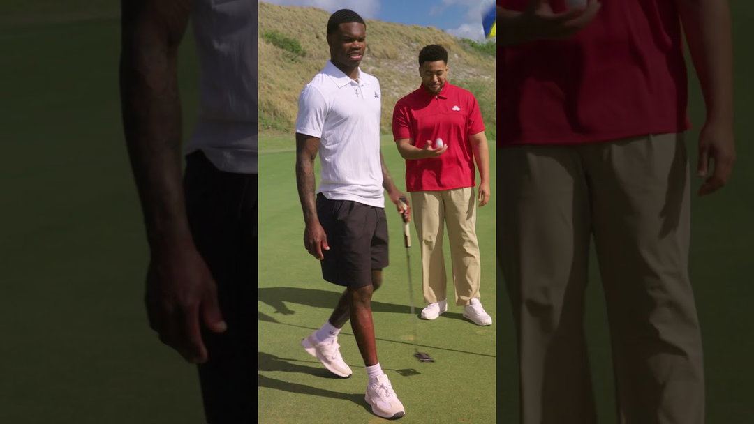 Travis Hunter Became a Two-Way Golfer with Grant Horvat & Jake From State Farm