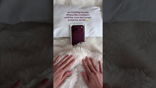 she's not leaving the house until her outfit arrives #iphone18pro #newiphone #appleiphone #burgundy