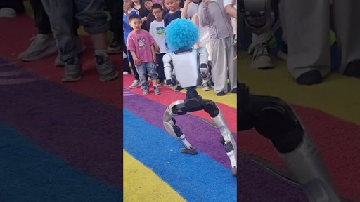 Robot kicks child during performance in China