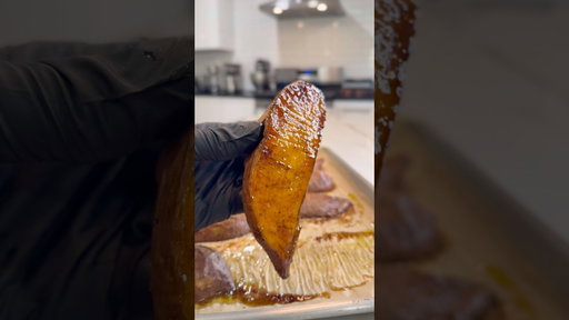 Caramelized Baked Sweet Potato 🔥🤤 #food #foodie #shorts