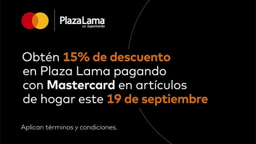 Descuentos en Plaza Lama con Mastercard