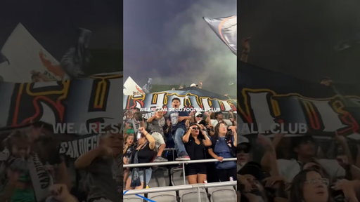 Olé olé 🥁🎶 #sdfc #football #mls