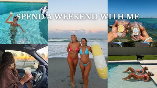 spend a florida weekend with me: shell hunting, pool days, and coffee recipes