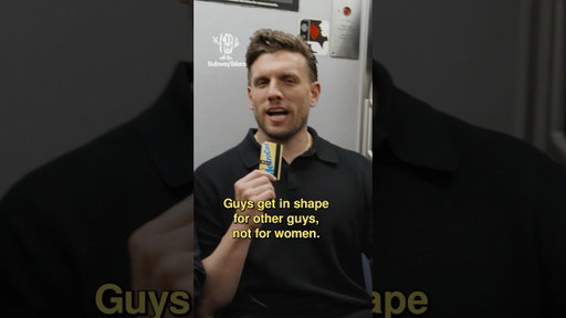 Guys get in shape for other guys, not for women!! @chrisdcomedy #subwaytakes #interview #nyc