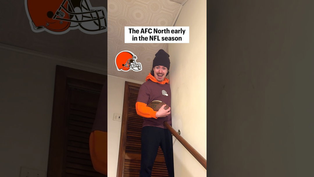 The AFC North early in the NFL season😂🏈