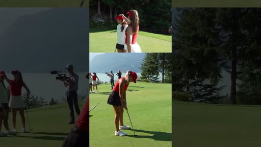 This backfired on her… #noobsplaygolf #golfcourse #golfer #golfdomgolf #golftournament