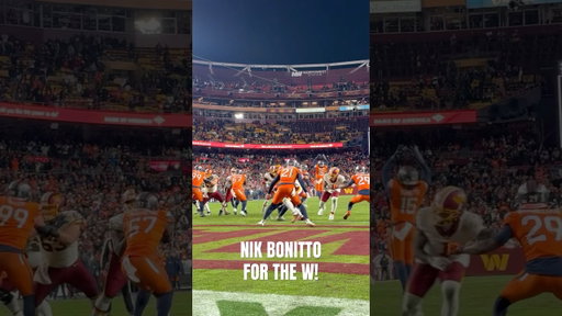 Nik Bonitto for the W 🤯 | 📺: NBC #nfl #ot #overtime #denverbroncos #broncos #nikbonitto