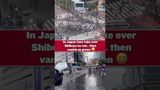 POV: You’re in the middle of a Shibuya Crossing takeover 📍🇯🇵
