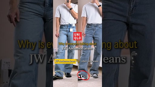 Why is everyone talking about #UNIQLOxJWAnderson jeans? 🤔