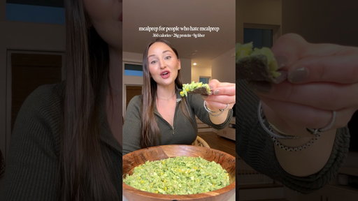 green goddess salad but make it high protein & fiber