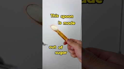 A spoon that makes anything sweet?!?