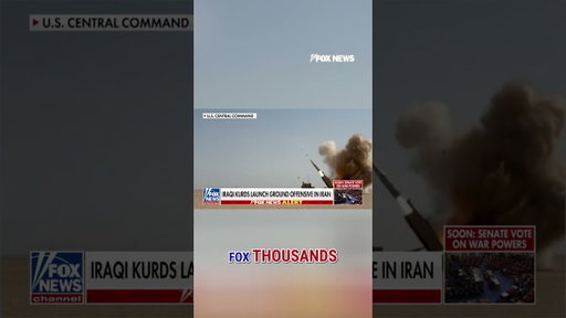 BREAKING: Thousands of Iraqi Kurds launch ground offensive within Iran #shorts #foxnews #us #news