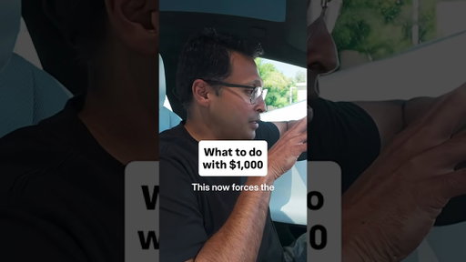 What to do with $1,000