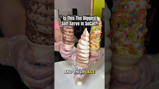Deliciously Huge Gelato-Based Soft Serve From Swirls In Upland California #california #food #foodie