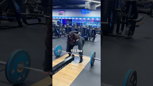 I almost had 185 lbs but got scared last minute 😔 #weightlifting #deadlift #fitness