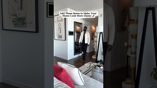 Items to make your apartment look more classy without breaking the bank.