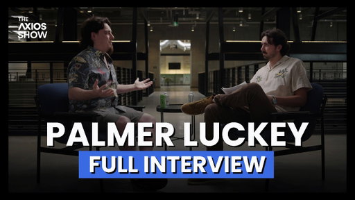 Palmer Luckey talks AI, war and Anduril on The Axios Show | Full Interview