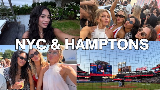 nyc & hamptons week in my life vlog | surf lodge, catching up, workouts, cleaning