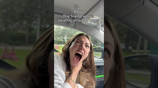 Them bugs so scary fr😵‍💫 #comedy #skits #pov #friend #humor