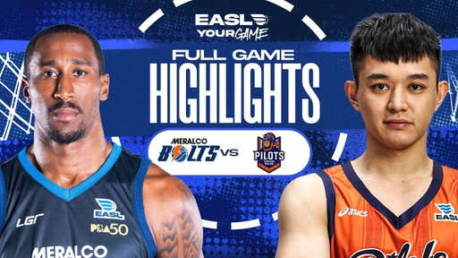 Game Highlights: Meralco Bolts vs. Taoyuan Pauian Pilots | EASL 2025-26 Season