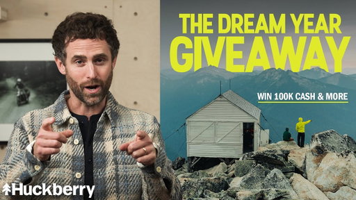 Win $100K in CASH And MORE To Chase Your Dreams | Enter To Win Huckberry's Dream Year Giveaway