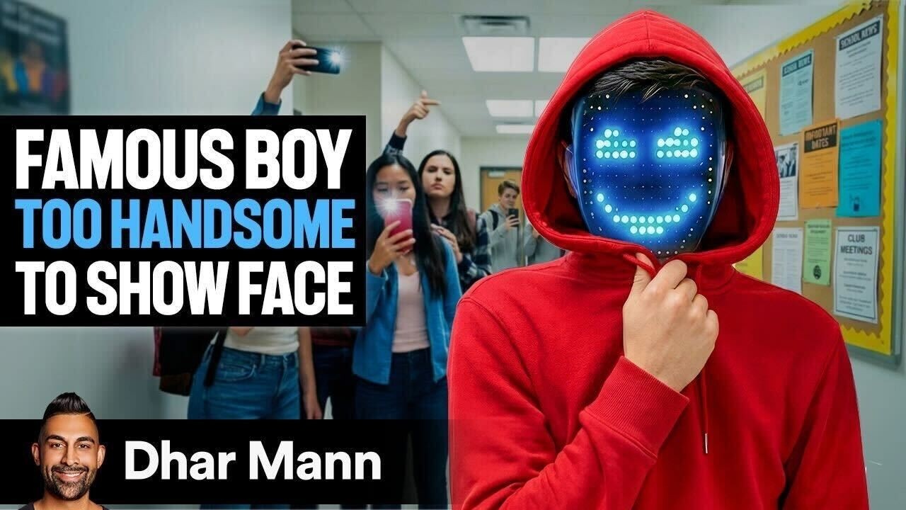 FAMOUS BOY Too Handsome To Show Face | Dhar Mann Studios