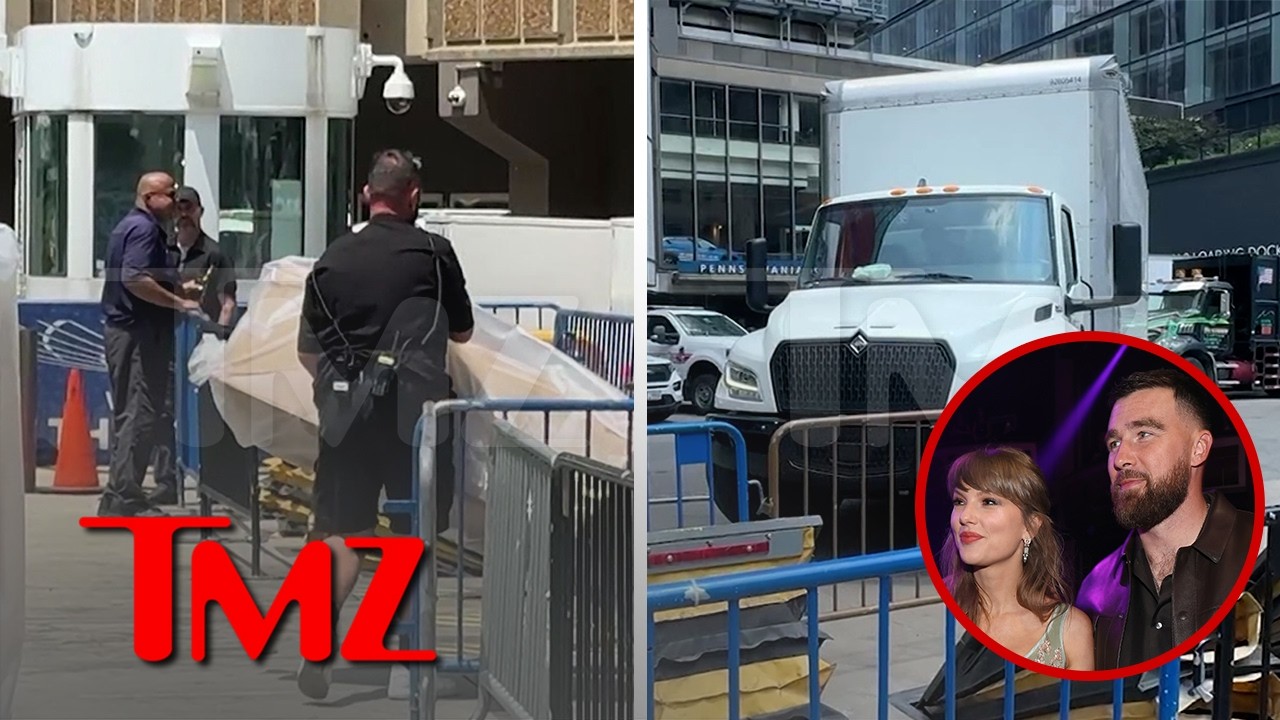 Preparations Underway For Taylor Swift and Travis Kelce's Madison Square Garden Ceremony | TMZ