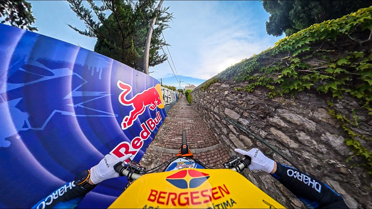 POV: The Fastest WINNING RUN Urban Downhill Has Ever Seen