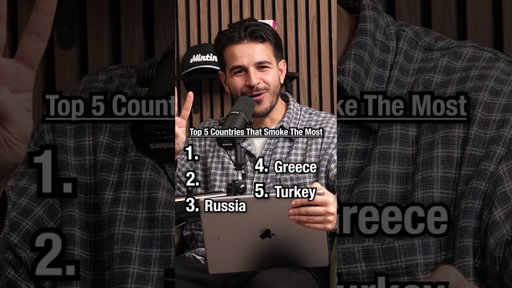 Top 5 countries that smoke the most 😳