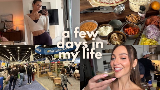 a few days in my life | health food convention pizza party, days in vancouver | VLOG