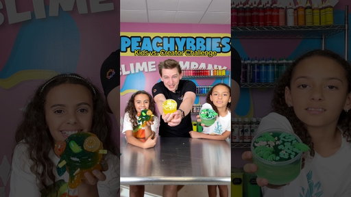 Kids vs Creator: Slime Challenge! 🎨