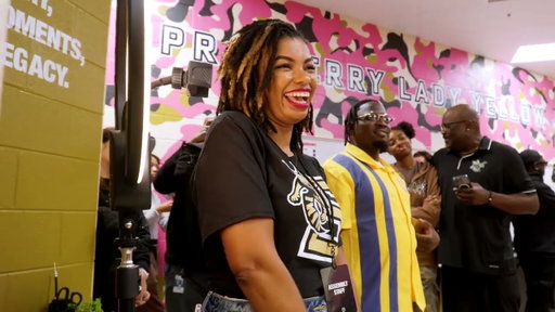 Sprayberry Lady Yellow Jackets Locker Room Makeover with Flau'Jae + Instagram