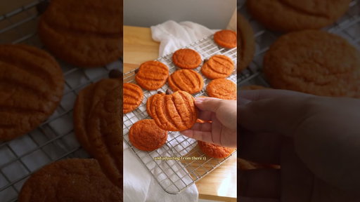 designed cookie tip! featuring my pumpkin snickerdoodles (FREE recipe on my site 🙂‍↕️)